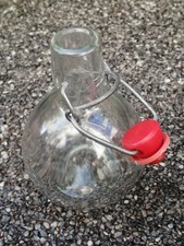 Glasflaschen mit Bügelverschluss 250ml Höhe ca. 13 cm Vase Blumen Aufbewahrung