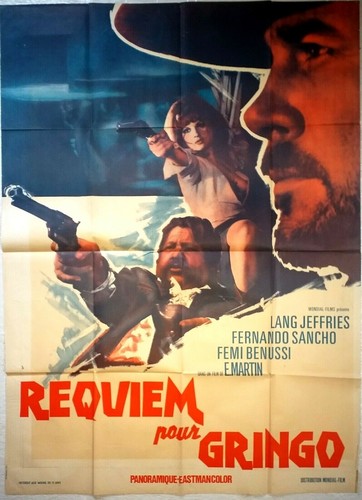Western film poster - western, requiem
