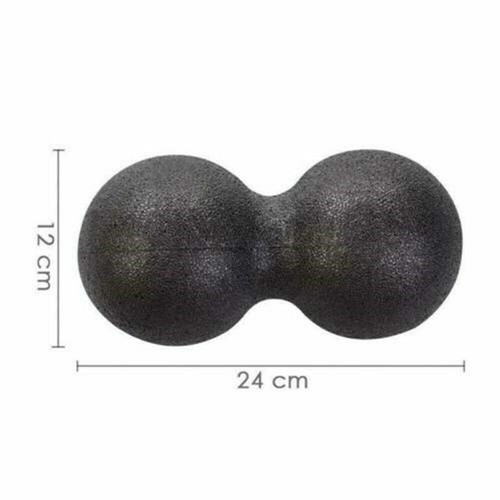 8cm 12cm faszien - ball, black