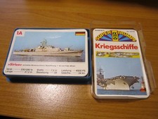 altes Quartett "Kriegsschiffe"