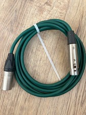 Mikrofonkabel 2,3 Meter - grün - Professional - Neutrik XLR female / XLR male.