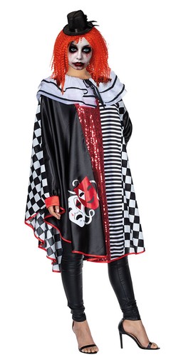 Horror kostüm damen pierrot - horror,