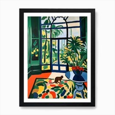 Gemälde einer Katze in Kew