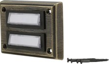 Klingel-Taster 2-fach Aufputz