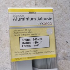 Aluminium Jalousie Weiß 240 x