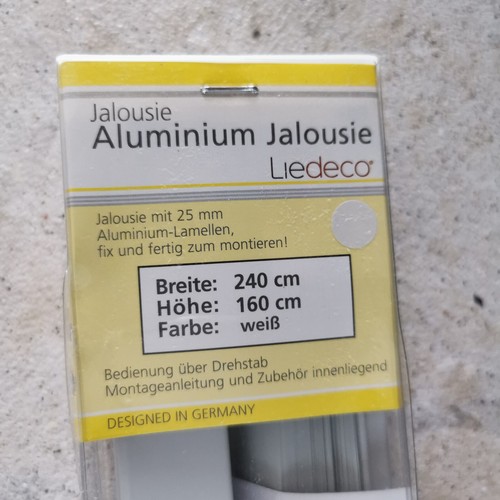 Aluminium jalousie weiß 240 - aluminium,