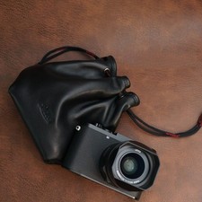 Handgefertigte Echtleder-Kameratasche Tasche Hülle für Leica Q2 Q3 M 11 10...