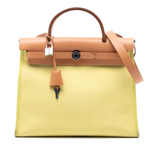 Hermès toile herbag zip - hermès, 31