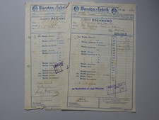 A118/ 2x Rechnung Blendax