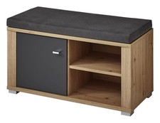 Schuhregal Sitzbank mit Stauraum Schuhbank Flur Garderobenbank Garderobe PABLO
