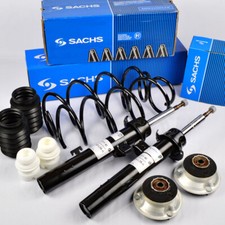 2x SACHS Stoßdämpfer Federn + Service-Kit + Domlager Vorne für BMW 3er E90-E93