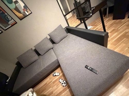 Graues sofa - graues,