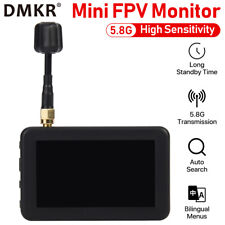DMKR 5.8G 40CH Mini FPV Monitor 3'' 480*320 Automatische Suche für RC FPV Drohne
