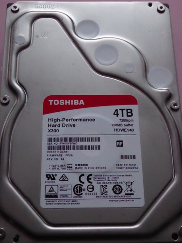 4tb toshiba x300 hdwe140uzsva - toshiba,