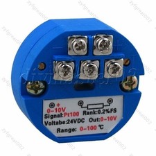 RTD PT100 Temperatur Messumformer 0 to 100 Celsius 0-10V Ausgang !!