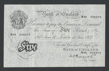 BANK OF ENGLAND £5 Schein