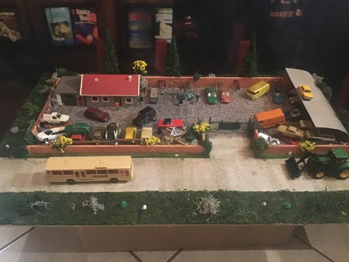 Diorama top schrottplatz und - top,