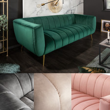 Retro 3er Sofa NOBLESSE 225cm