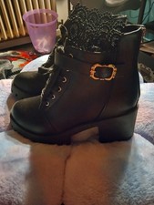 Stiefeletten schwarz Größe