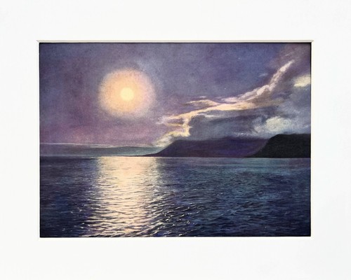 Midnight sun arctic - midnight,