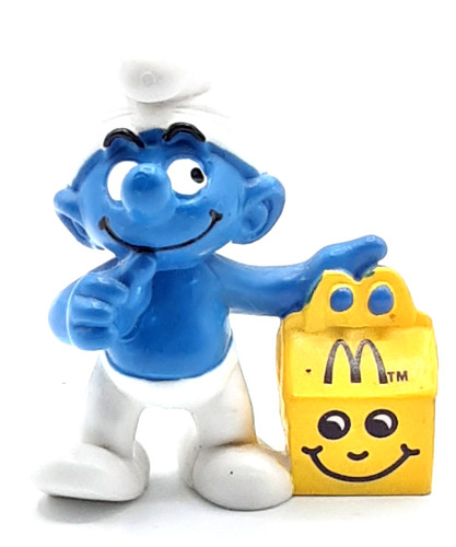 Schlumpf mit juniortüte - schlumpf,