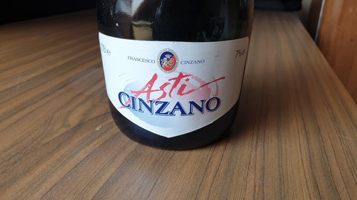 Asti cinzano sektflasche jahr - ,