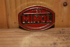 Alter Pin/Anstecker DDR,VEB Minol,Tankstelle,Benzin,Minol Pirol,Original,Retro