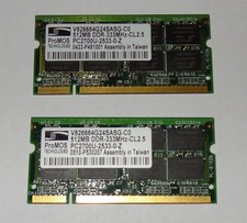2x512MB 1GB RAM Speicher IBM