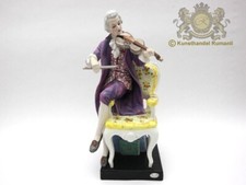 Große Goldscheider Wien Keramik Figur / Lampe als Mozart