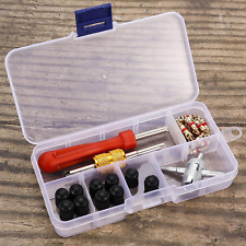 Ventilausdreher+5/20x Ventile Autoventil Ventil PKW Auto Ventilschlüssel Einsatz