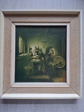 DDR Bild "Die Apfelschälerin"