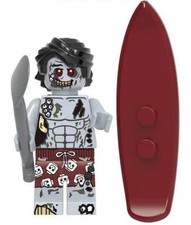 Surfer Strand Zombie Figur mit