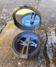 ***VINTAGE SCHIFFSKOMPASS*MESSING*NATURAL SINE*BAROQUE*NAUTISCH*MARITIM***