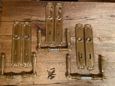 Alter Türbeschlag, Türdrücker, Türgriffe, Türklinke  antik!