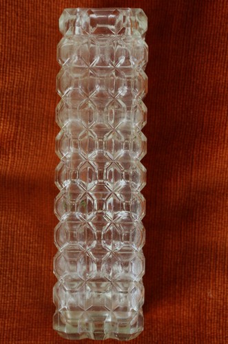 Pressglas vase klein vintage - pressglas,