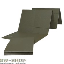 ORIGINAL BUNDESWEHR ISOMATTE BW UNTERLAGE FÜR SCHLAFSACK OLIV FALTBAR ISO MATTE
