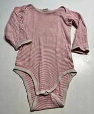 Rosa/weiss gestreifter langarm