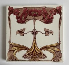Jugendstil fliese kachel tegel - jugendstil,