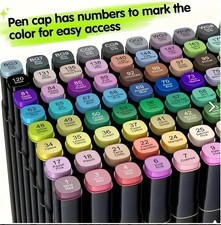 80 Colored Marker Set