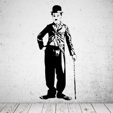 Wandtattoo Charlie Chaplin