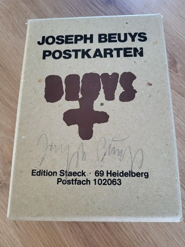 Joseph beuys postkarten box - joseph, postkarten-box