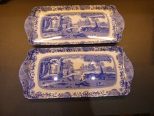 2 x Pimpernell Spode Blue