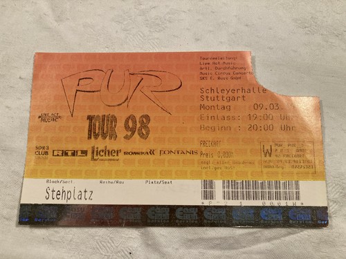 Pur ticket eintrittskarte - pur,
