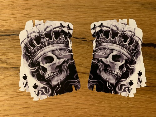 Ass skull aufkleber - 2x,