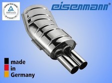 EISENMANN BMW E36 320i 323i 2x70mm DAS ORIGINAL ! Edelstahl Endschalldämpfer
