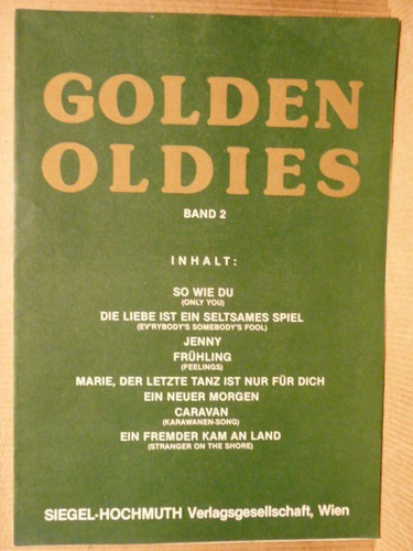 Musiknoten golden oldies - ",