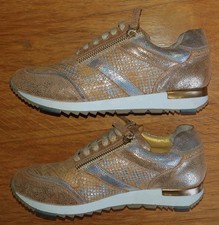 Sinnfonie "Disco Ago G" Lederschuhe - Größe 37 - Farbe: Gold