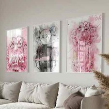 Hypebeast Kaws Poster 3er Set