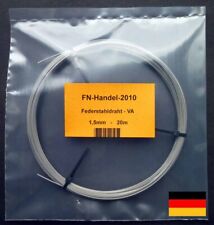 Federstahldraht 0,50mm - 4,0mm Edelstahl Draht Federdraht Stahldraht Feder 2mm 3