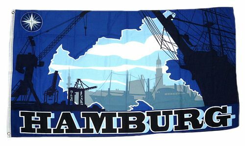 Fahne flagge hamburg - flagge,